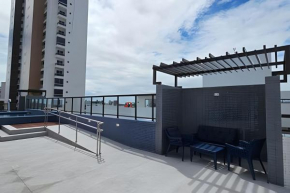 TOP, novo, completo 1 dorm. Intermares c/ piscina